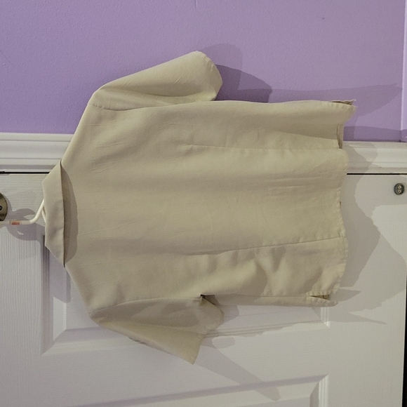 Beige Crinkle Top - Picture 4 of 11